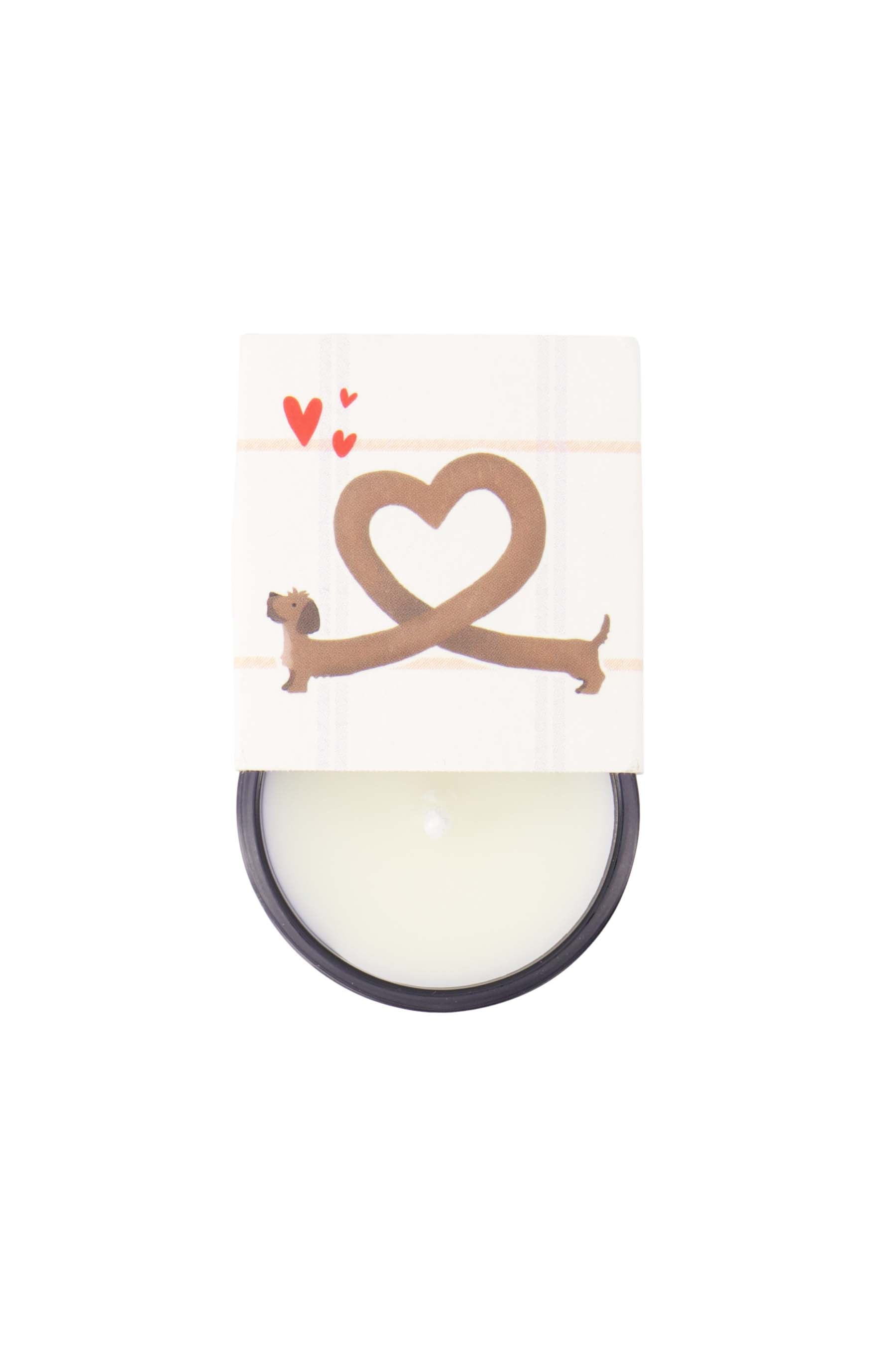 Zusss Geurkaarsje in wikkel "I woof you" - Oosterlinck Home