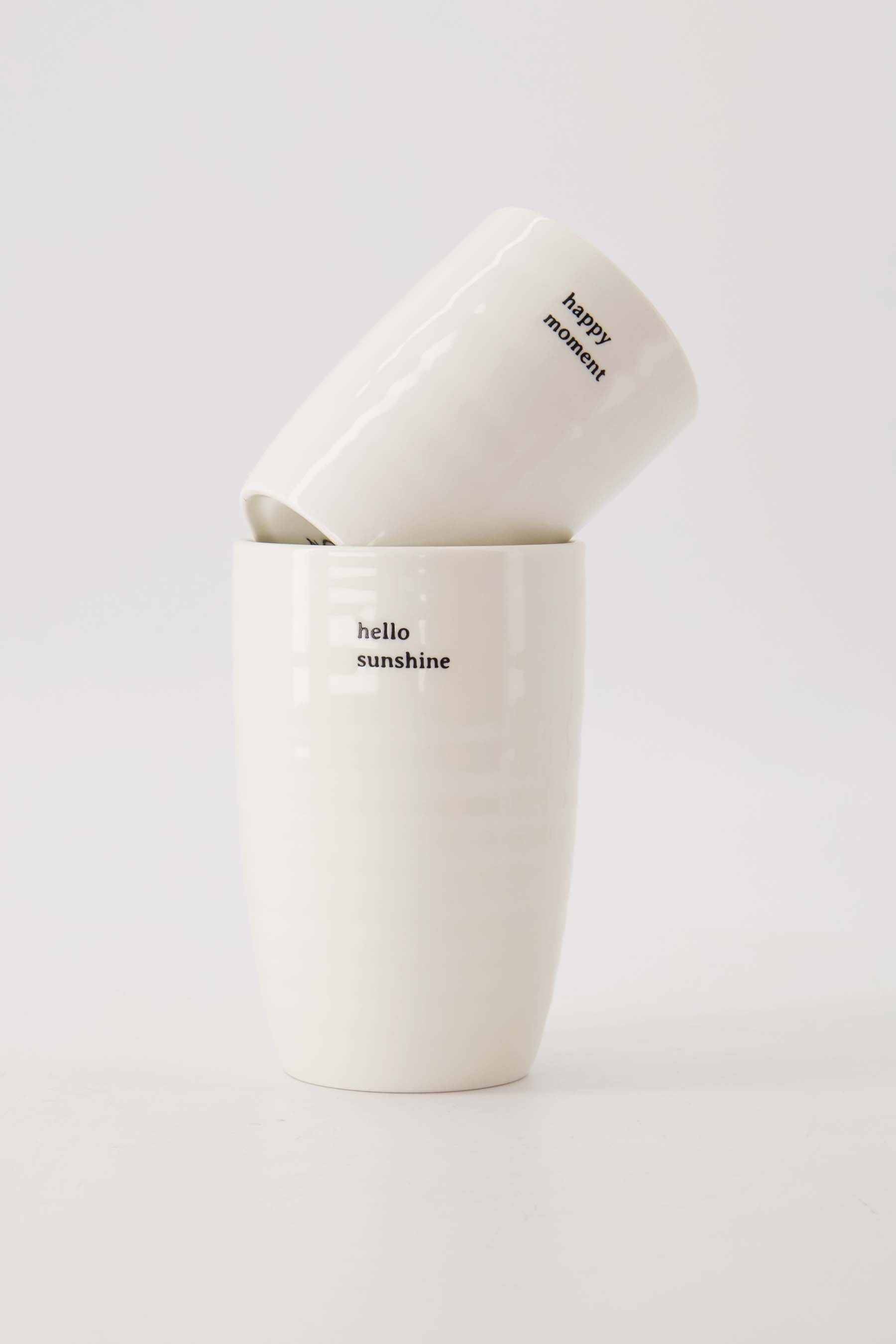 Zusss Mok large Hello sunshine - Oosterlinck Home