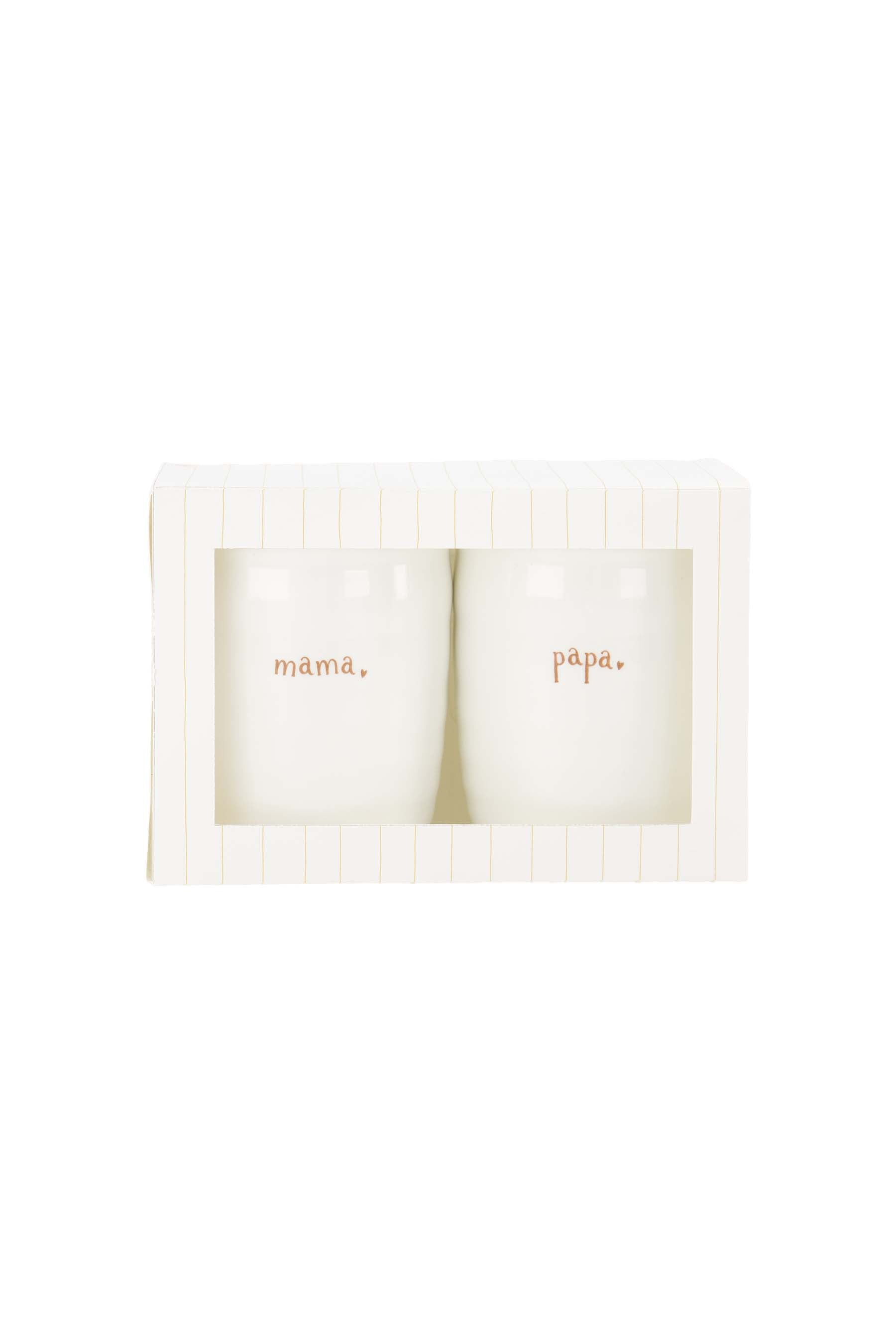 Zusss Mokken "mama en papa"- set van 2 - Oosterlinck Home