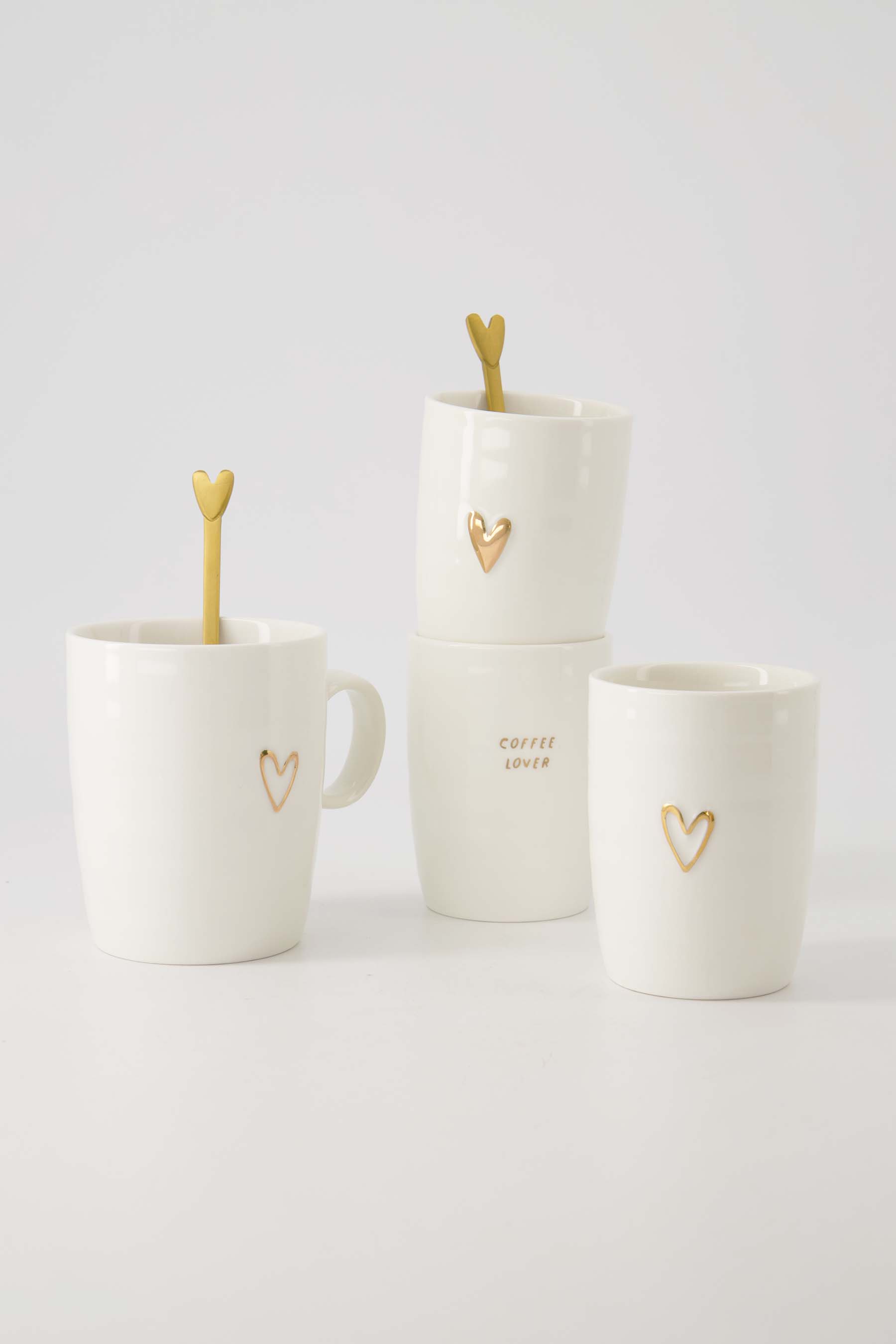 Zusss Koffiemok Gouden hartje