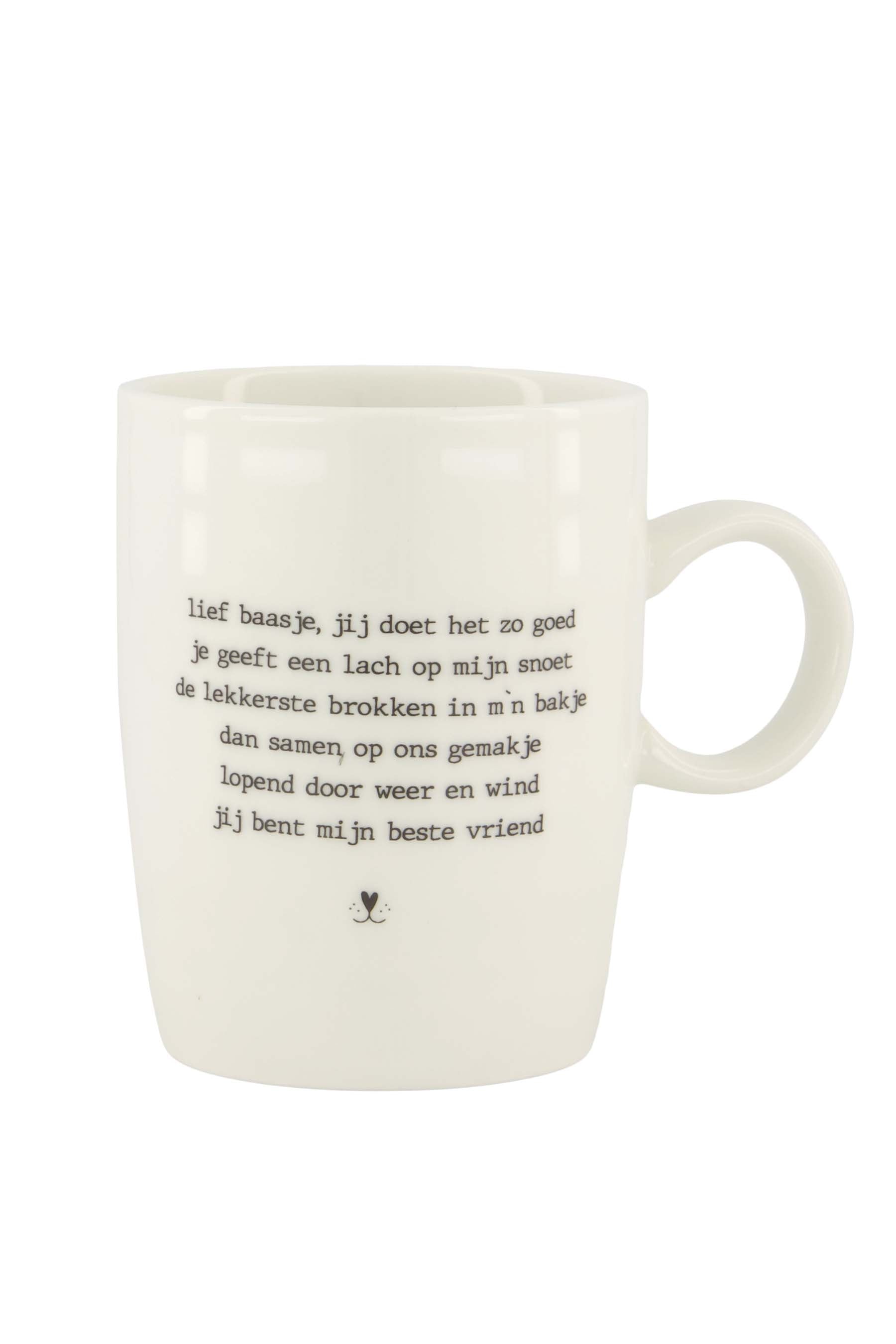 ZUSSS Theemok met oor voor baasje hond of kat - Oosterlinck