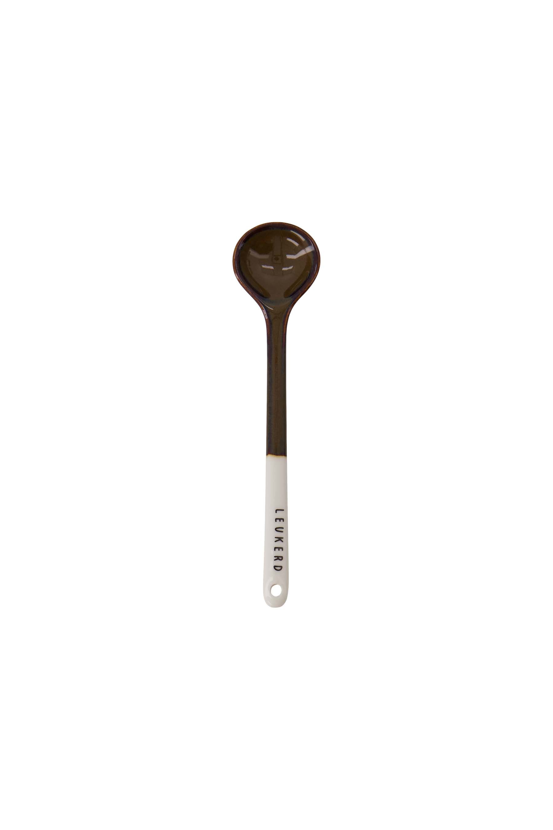 Zusss Koffiemok Coffee wit/bruin - Oosterlinck Home