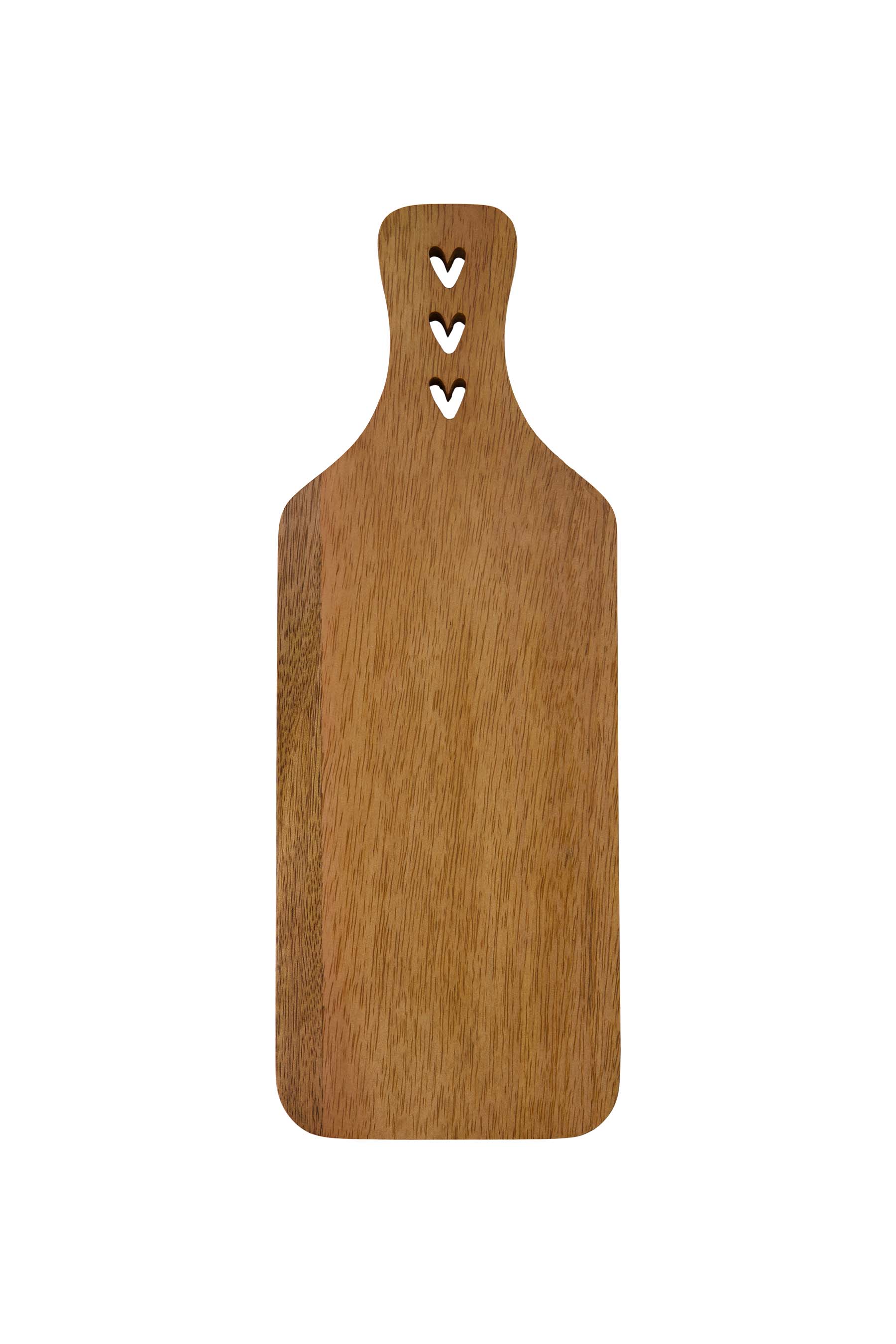 Zusss Borrelplank hout met hartjes in handvat - Oosterlinck Home