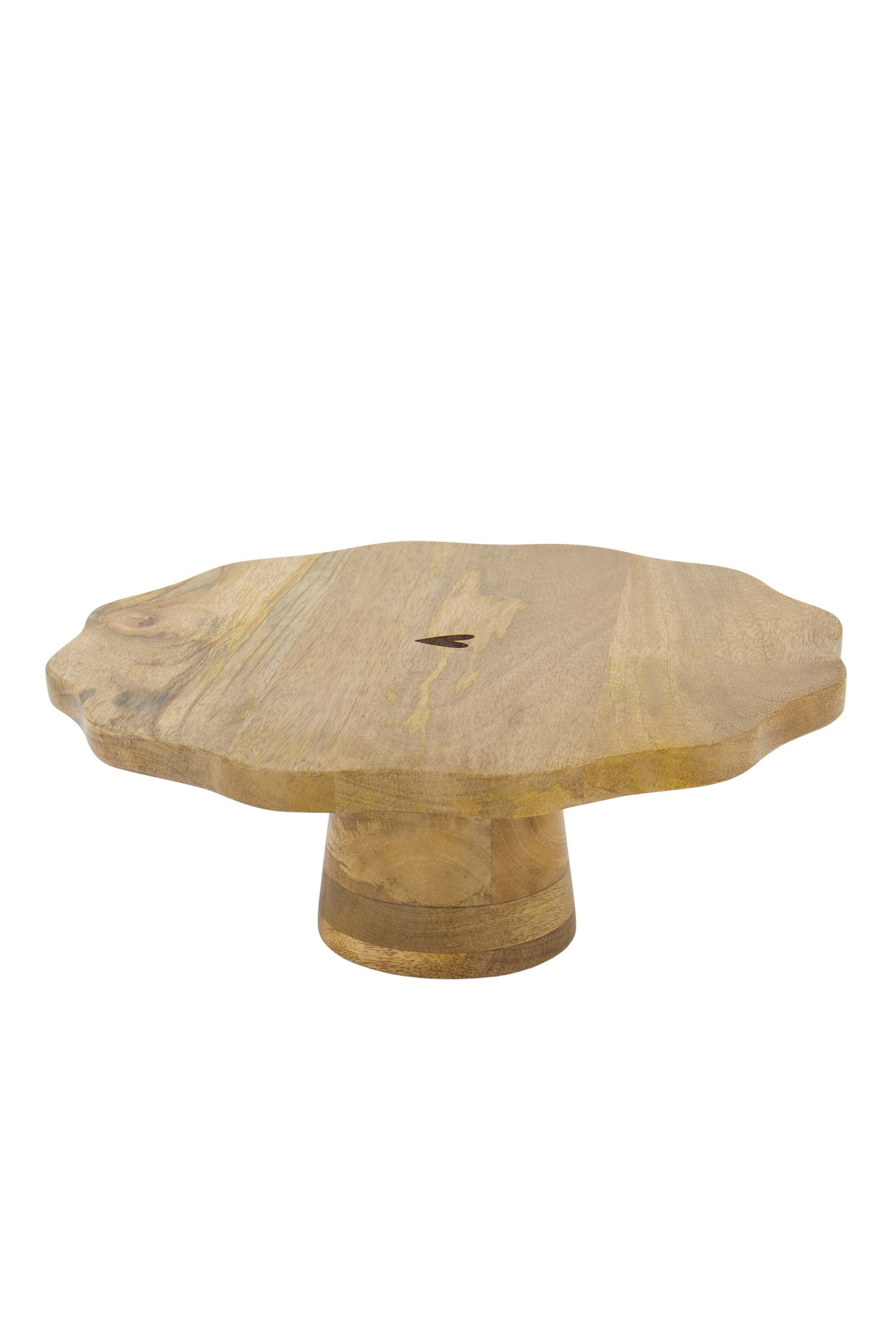 Zusss Taartplateau hout hartje - Oosterlinck Home