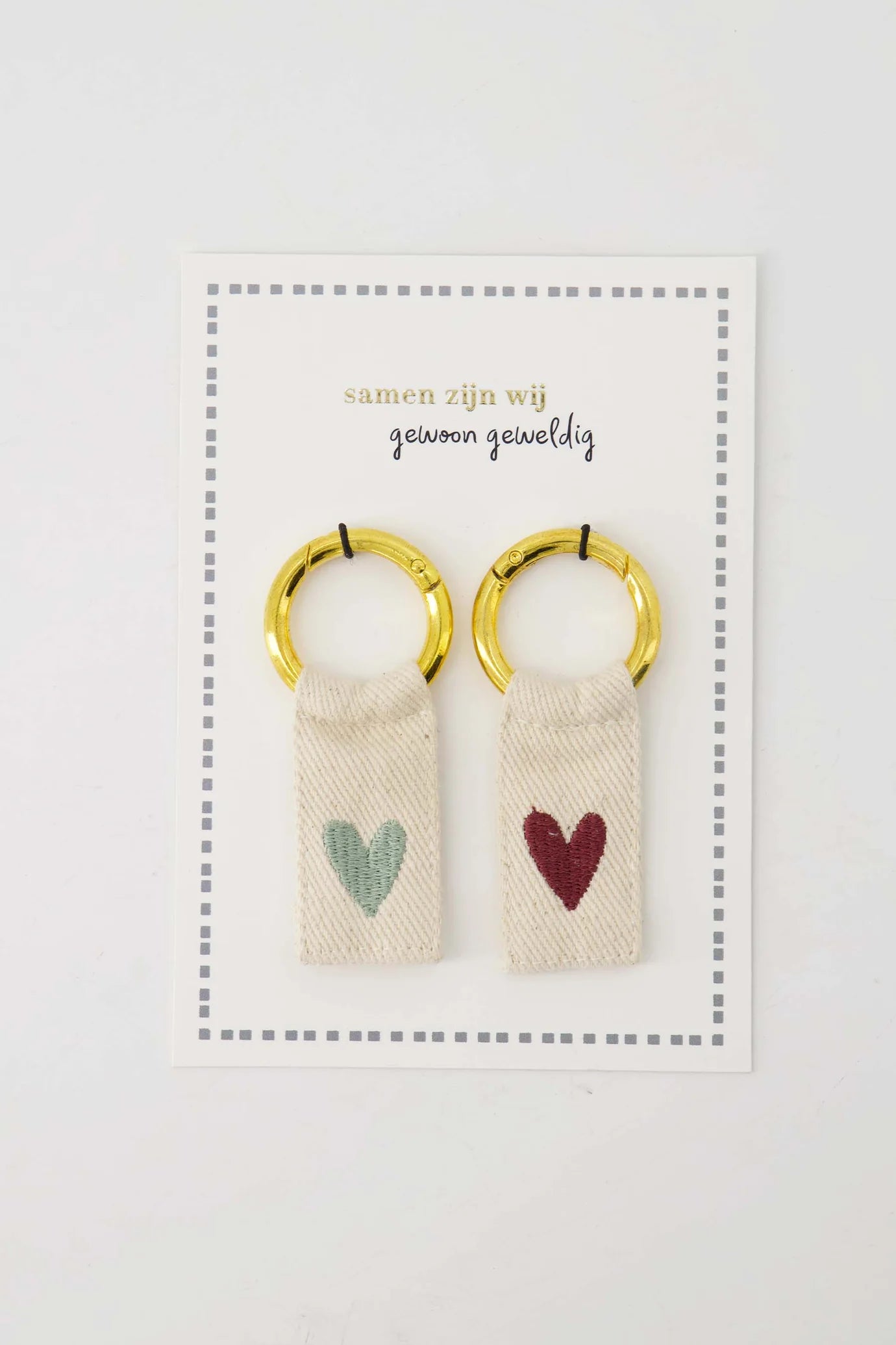 Zusss Sleutelhangerset Samen zijn we geweldig