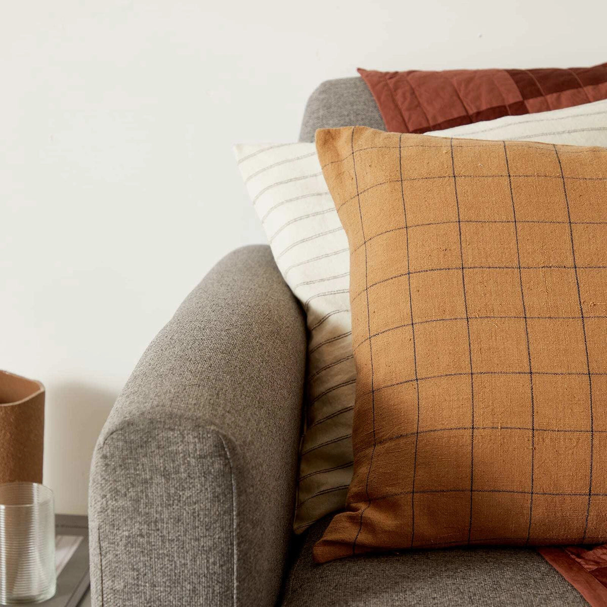 Ferm Living Grid Cushion -65% - Oosterlinck Home