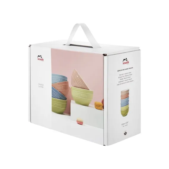 Staub Ceramique Dessertkommetjes macaronkleurig 6-delig -40%