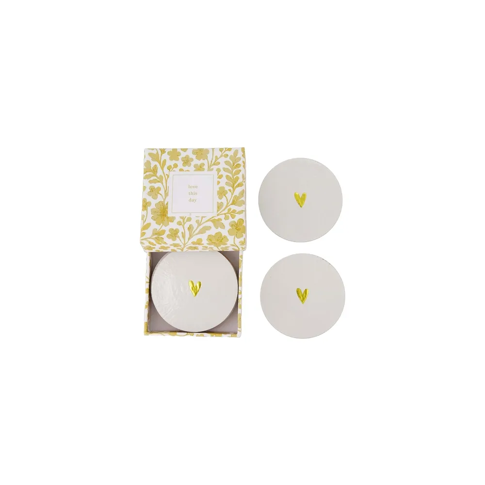 Zusss Glasonderzetters Love this day / set van 6 coasters