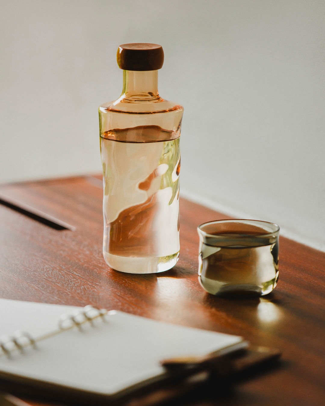 Paveau Swirl tumbler glas - set van 2 stuks