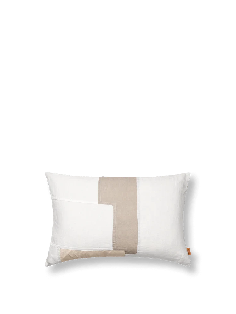 Ferm Living Part cushion off-white rectangular - Oosterlinck