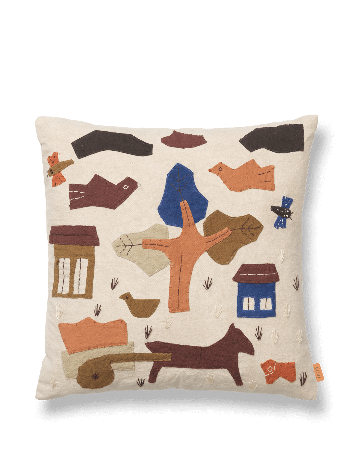 Ferm Living - Village Cushion - 2 kleuren - Oosterlinck