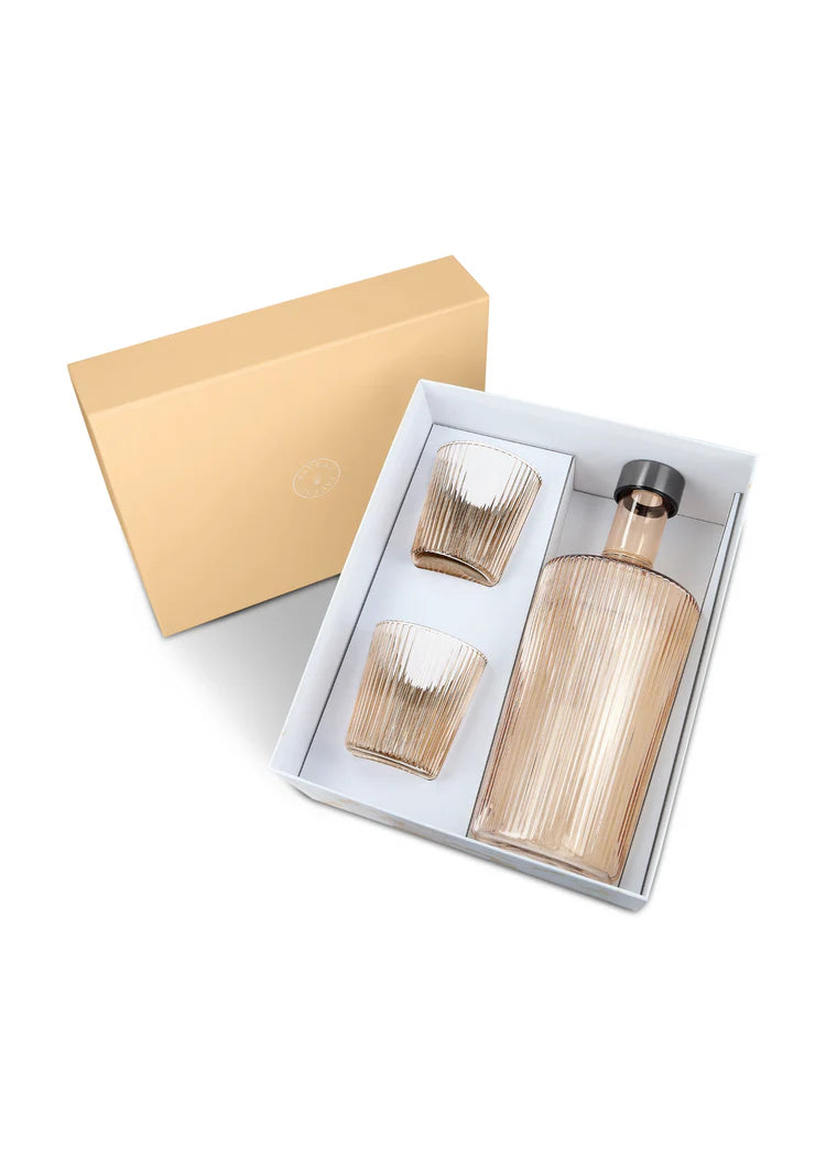 Paveau giftset met fles en 2 glazen - Oosterlinck