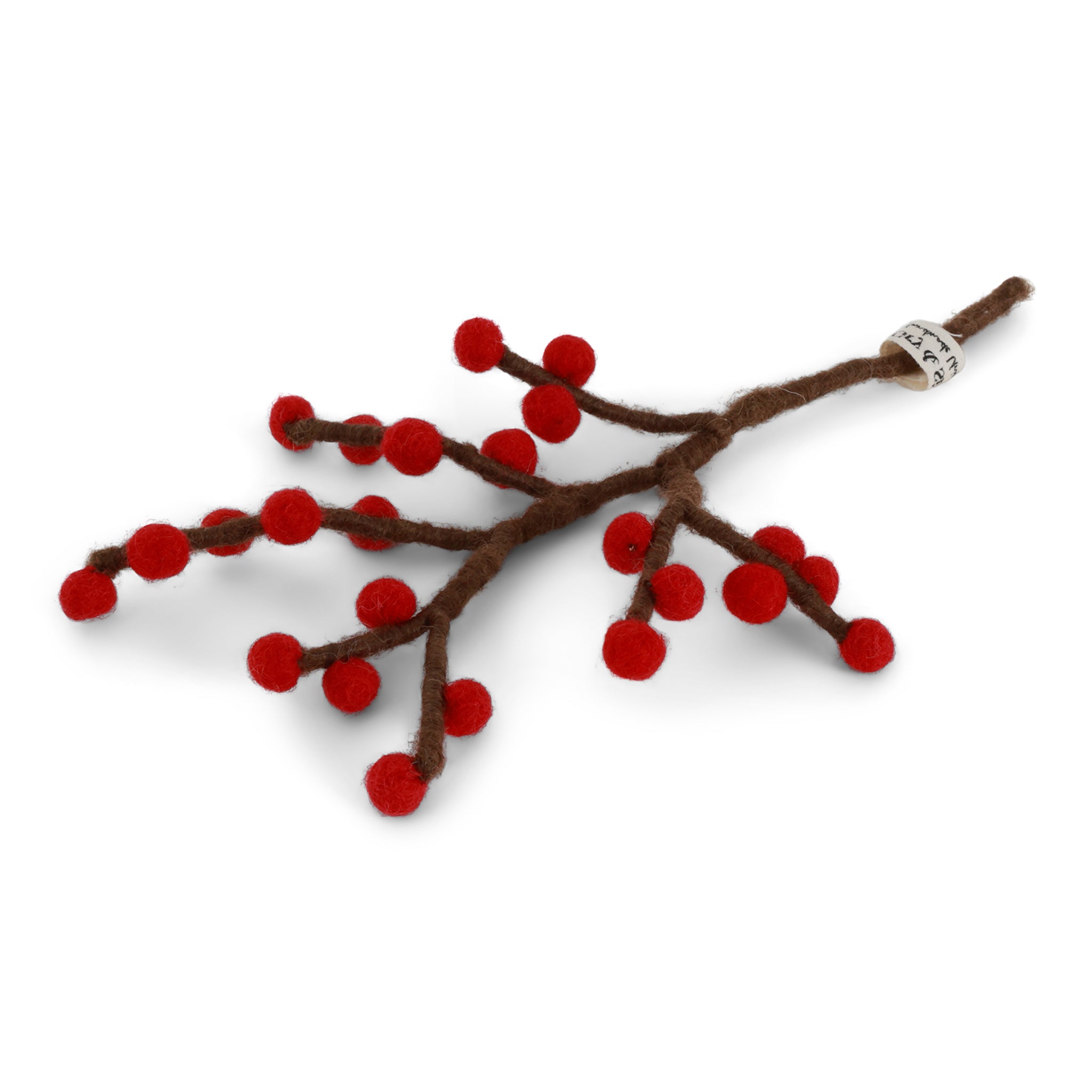 Gry & Sif Mini takjes met bessen wit / rood / dusty rouge of yellow - Oosterlinck Home