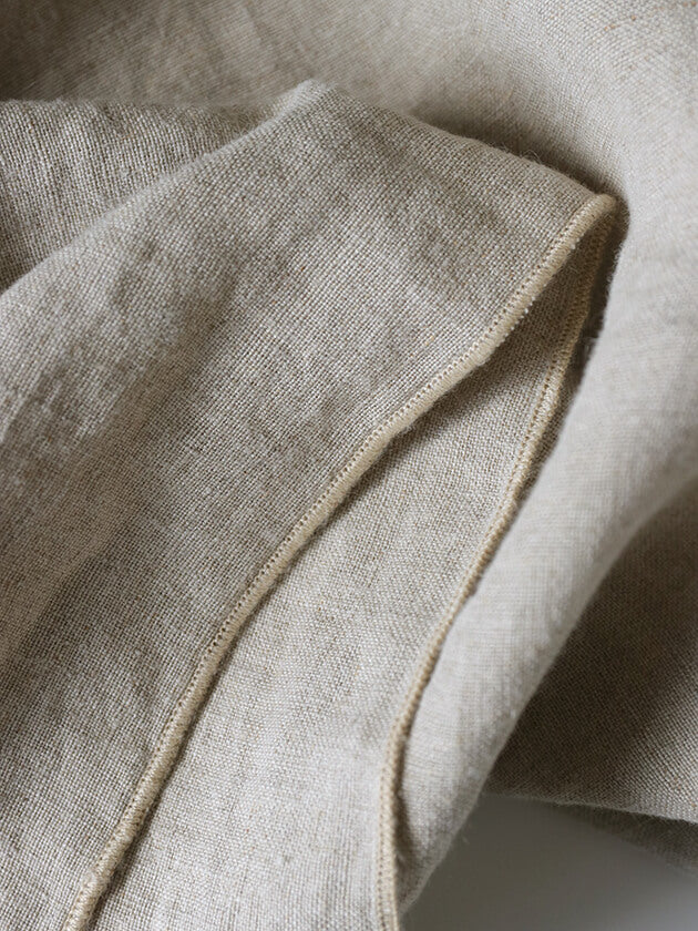 Haomy - Venise linnen tafelkleed rond 160 x 160 cm - diverse kleuren - Oosterlinck