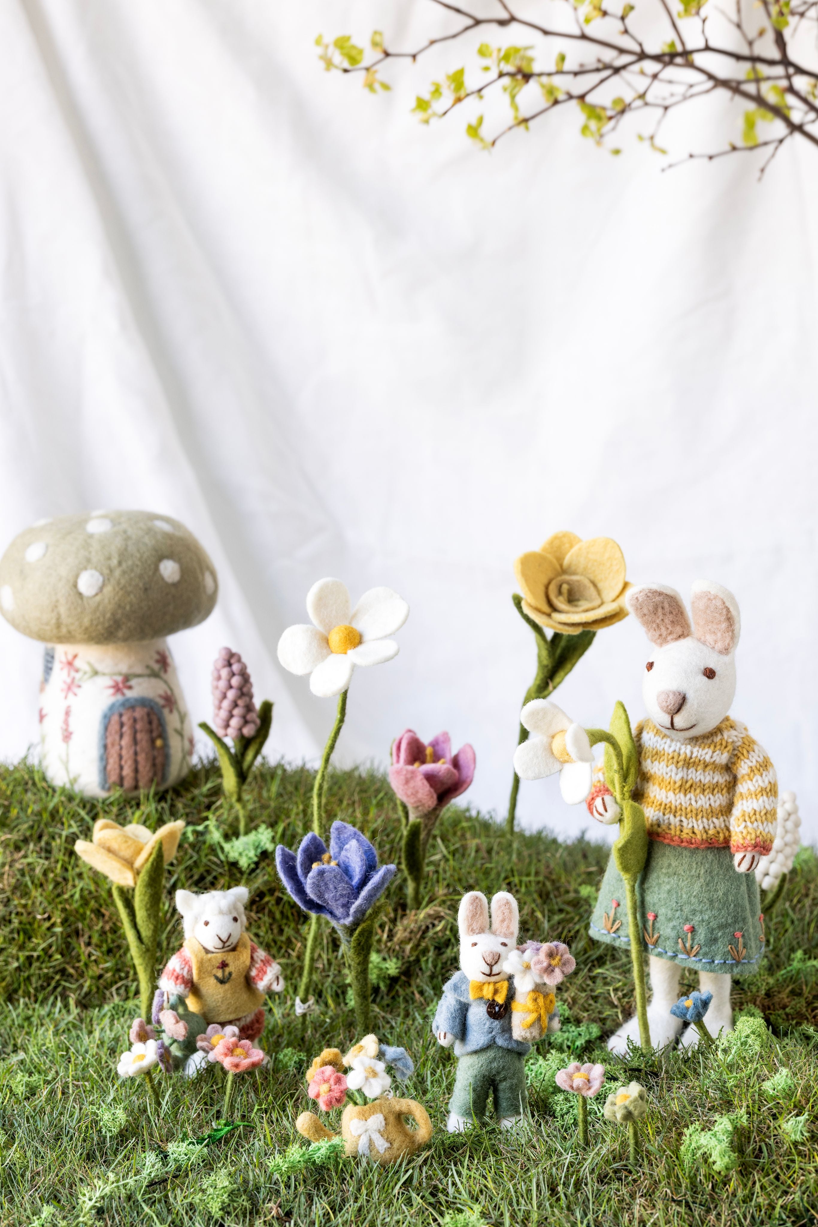Gry & Sif Anemone vilten anemoon / diverse - Oosterlinck Home