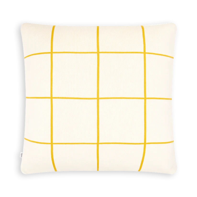 Sophie Home Kussen Grid Citrus (cover + vulling) - Oosterlinck