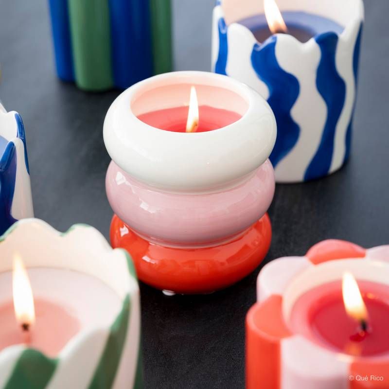 QUE RICO SCENTED CANDLE ELODIA - AMOR DEL COLOR - Oosterlinck Home