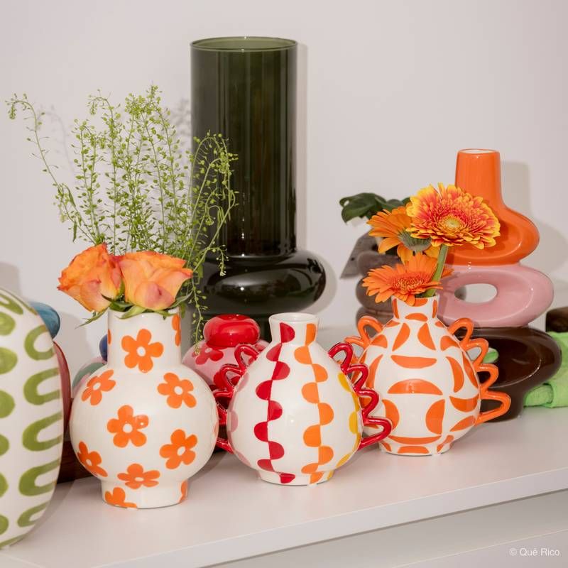 QUE RICO VAAS GASPAR - DANCING DAISIES - Oosterlinck Home