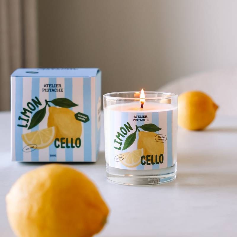 Atelier Pistache Geurkaars limoncello