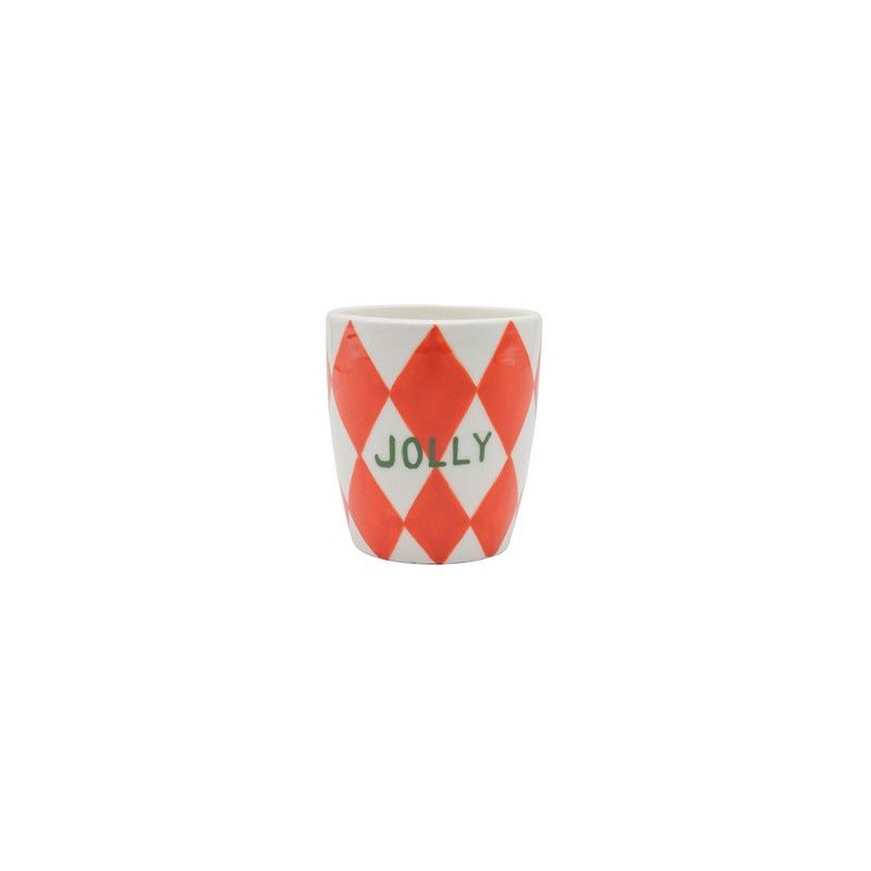 Que Rico Christmas beker voor een feestelijk gedekte tafel met kleurrijk kerstdesign