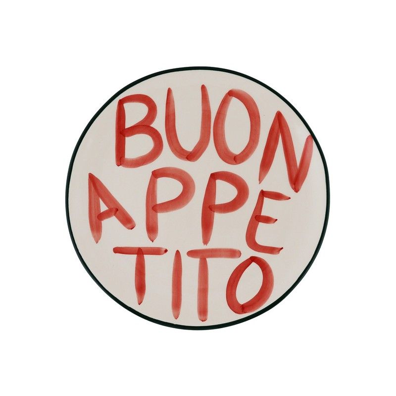 Atelier Pistache Bord large 'buon appetito'