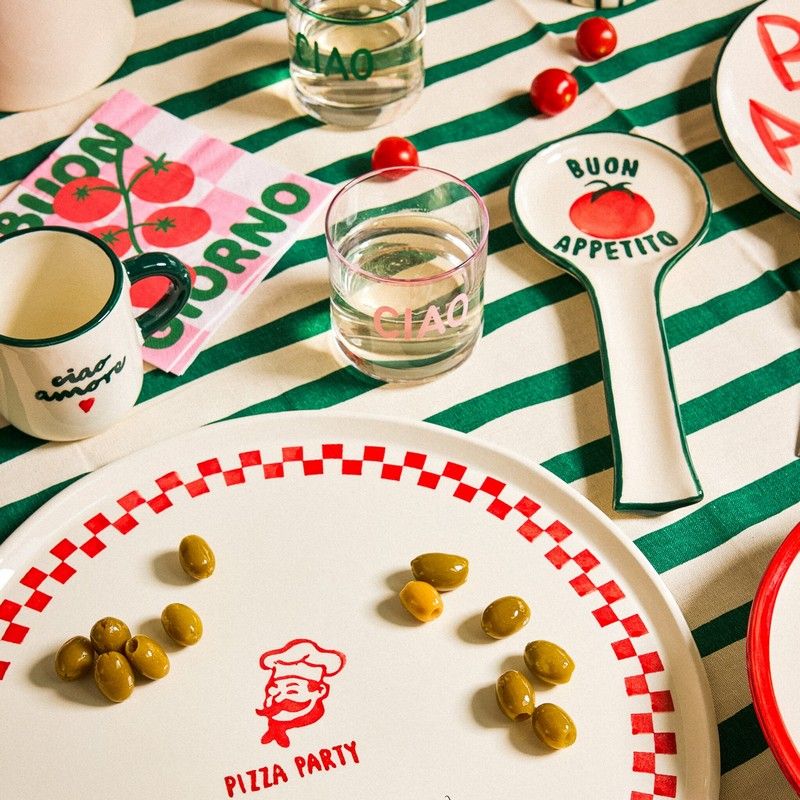 Atelier Pistache Lepel bordje 'buon appetito'