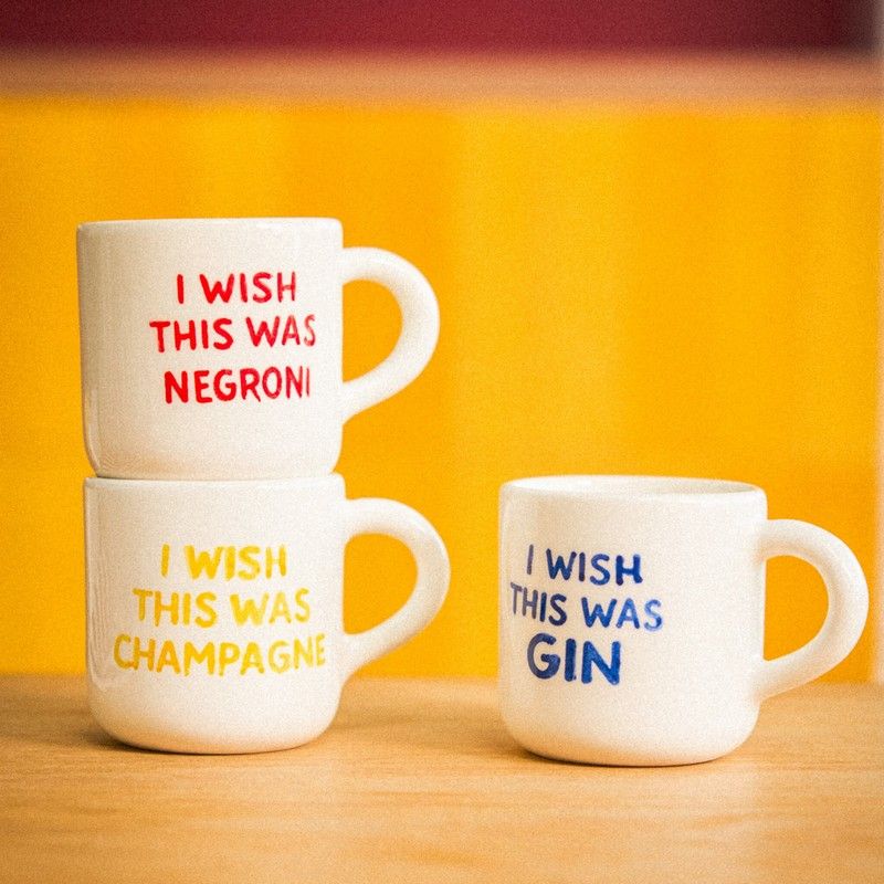 Atelier Pistache Koffiemok 'i wish this was negroni'