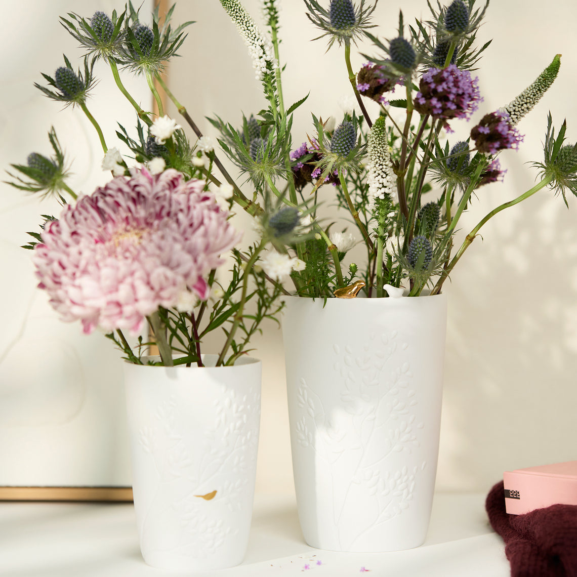 Räder Vaasje met vogeltje