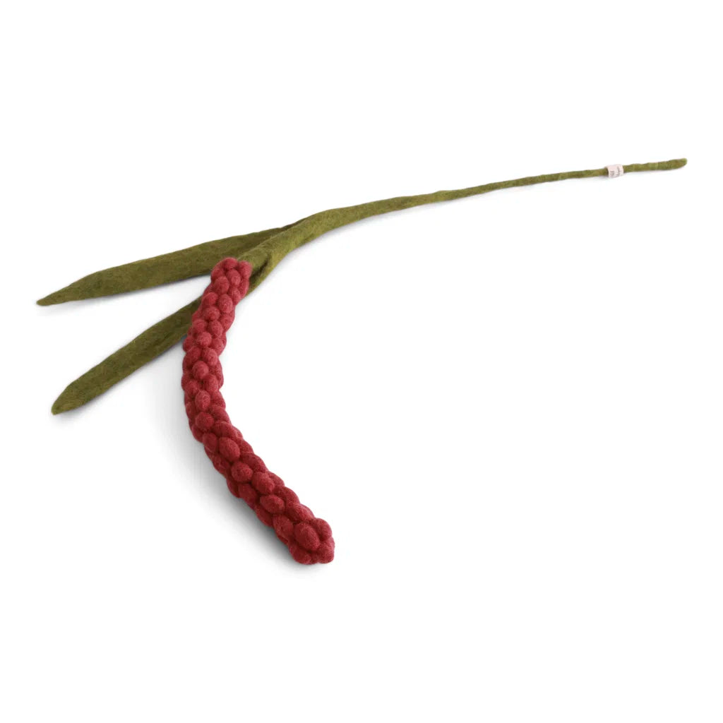 Gry & Sif Amaranth with green leaves 61cm