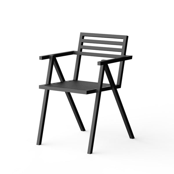 NINE - 19 Outdoors stacking arm chair - Oosterlinck