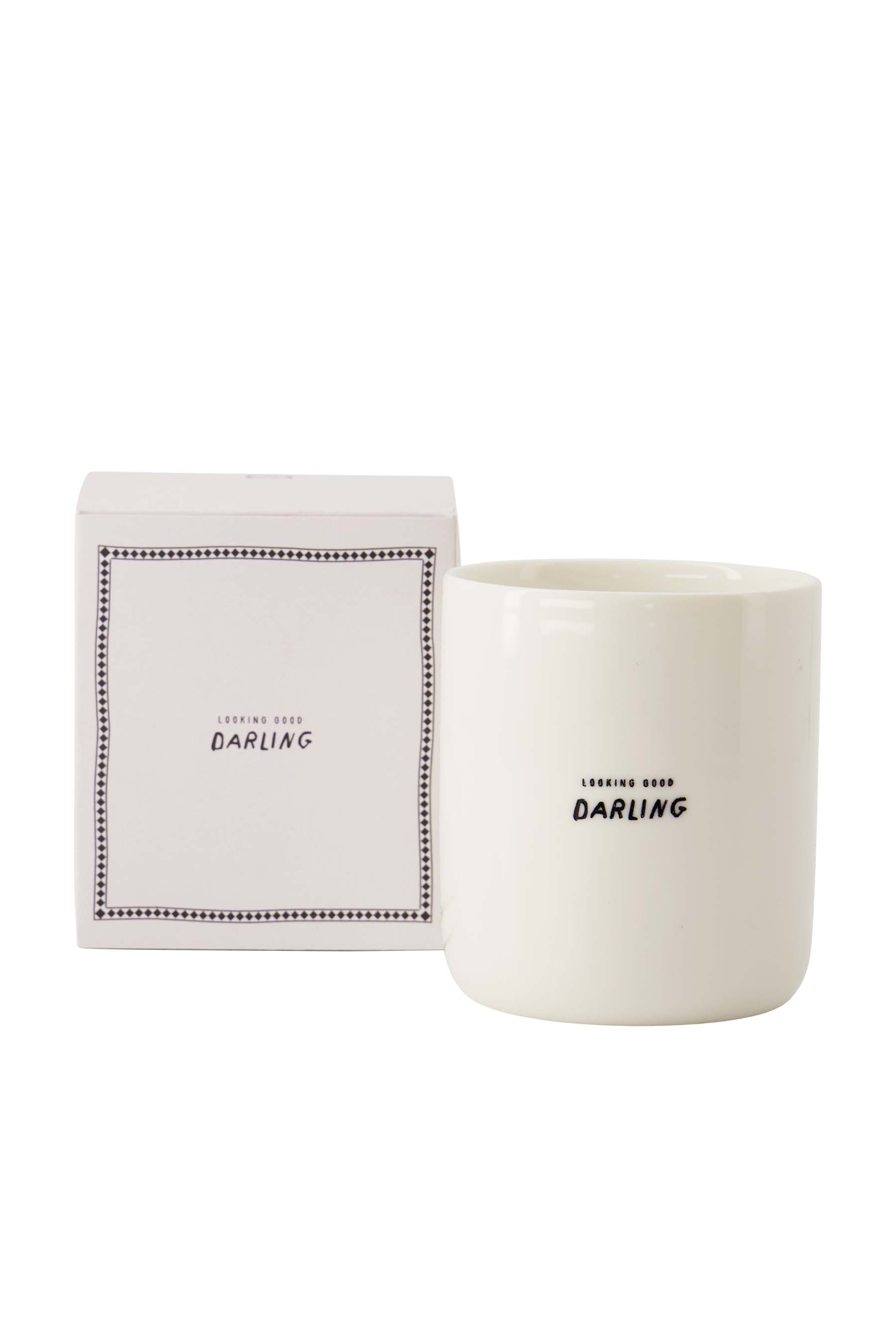 Zusss Geurkaars keramiek 'darling' geschenkdoosje -40%