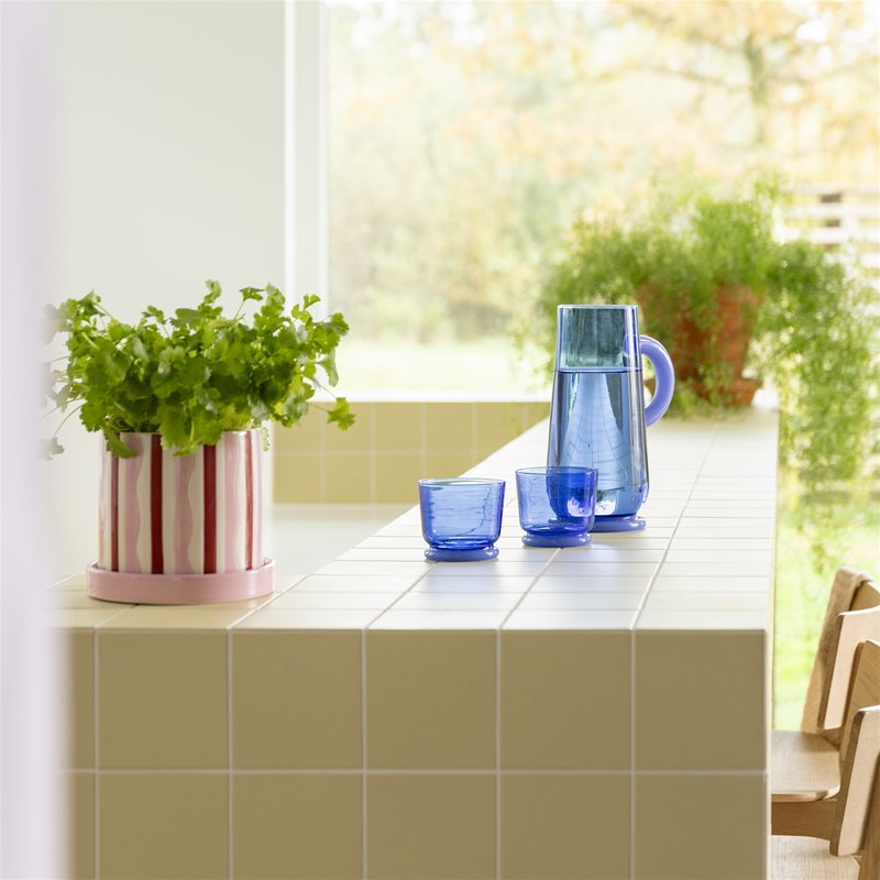 &Klevering Bloempot Planter Clash grid or wiggle - Oosterlinck