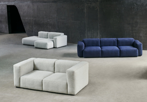 Hay - Mags Soft 2,5 zit sofa combinatie 1 - Hallingdal 116 grijs - Oosterlinck