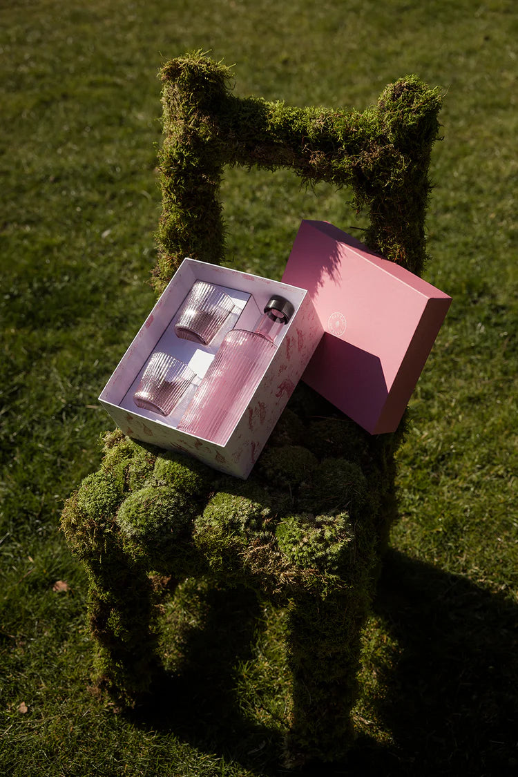 Paveau giftset met fles en 2 glazen - Oosterlinck