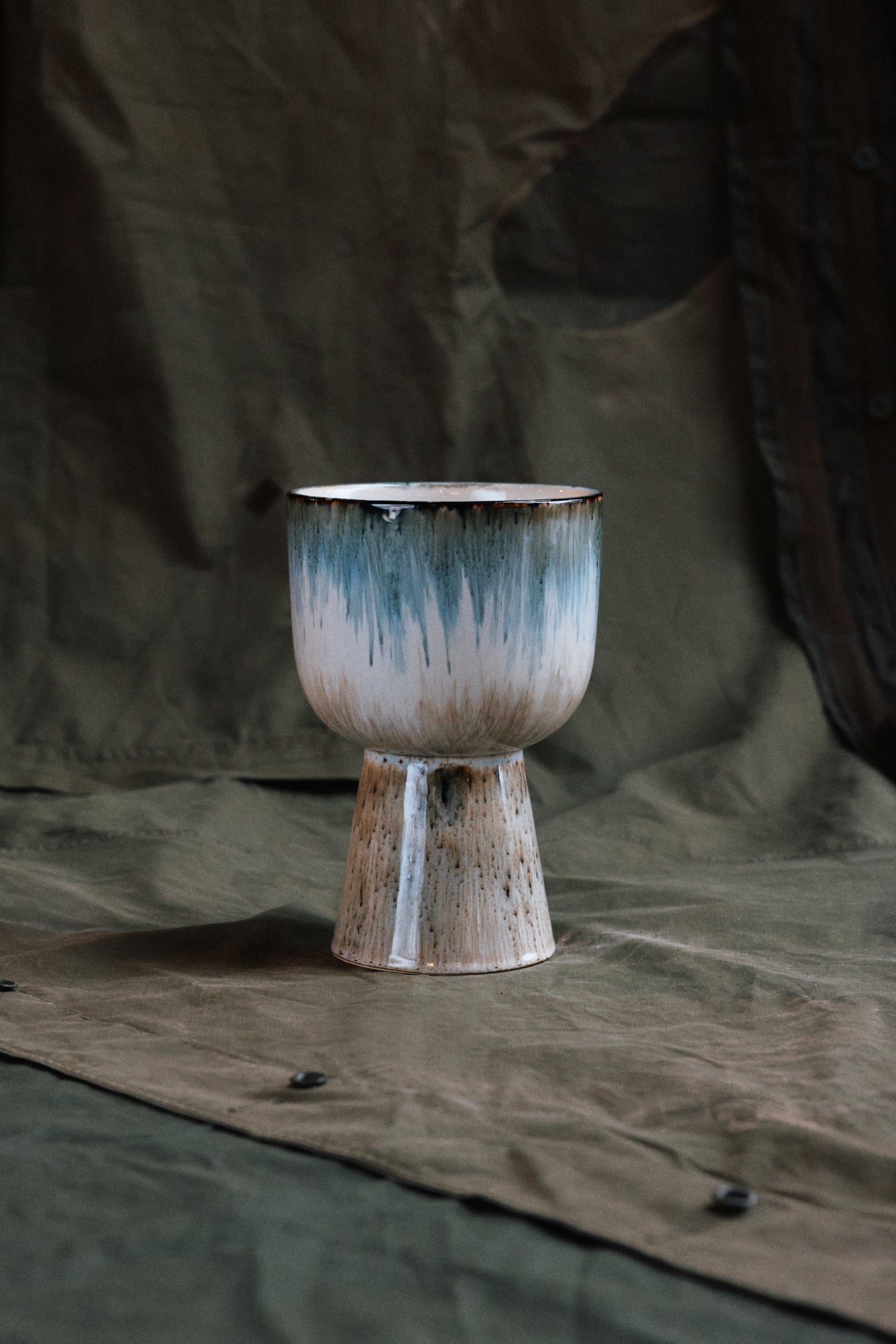 HK Living Retro flower pot glacier - Oosterlinck Home