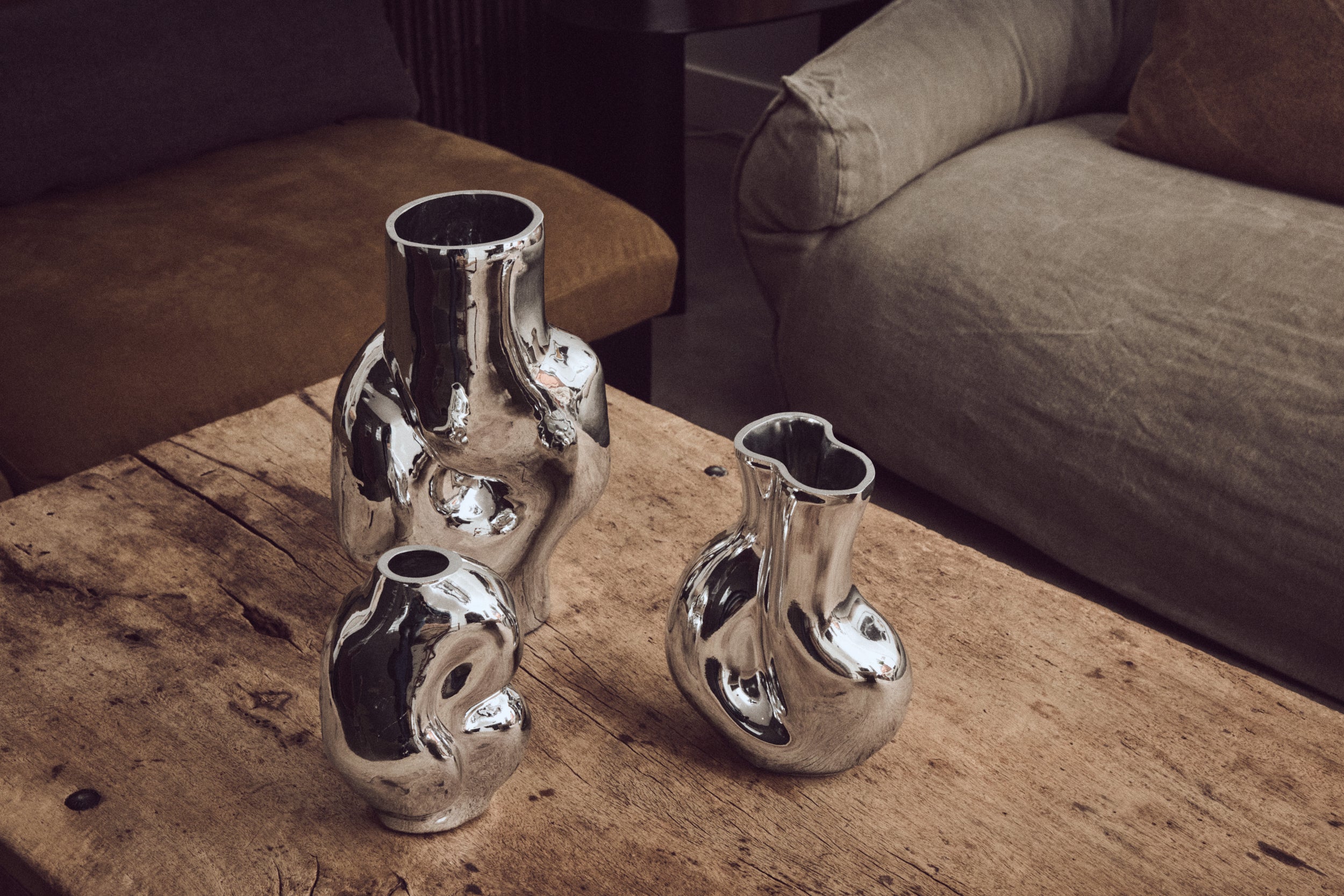 HK Living Gleam glass medium vase - Oosterlinck