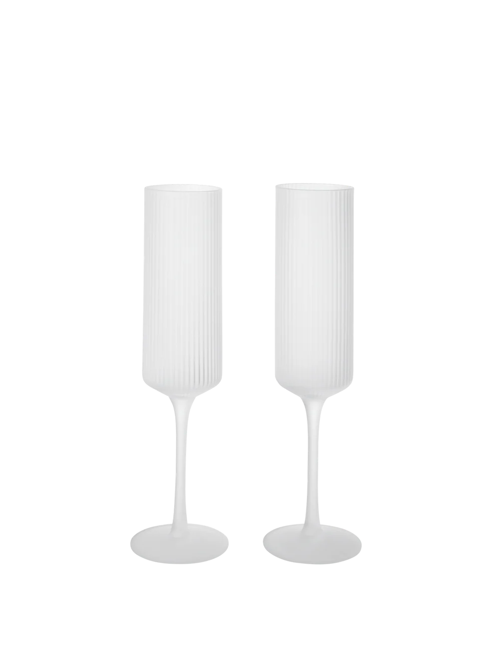 Ferm Living Ripple champagneglas - set van 2