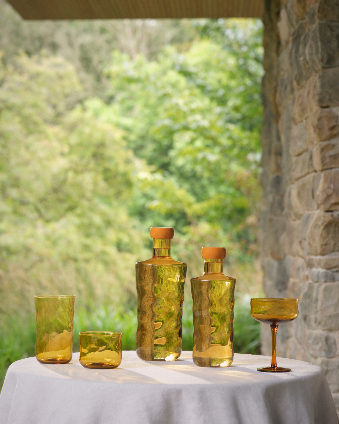 Paveau Swirl tumbler glas - set van 2 stuks