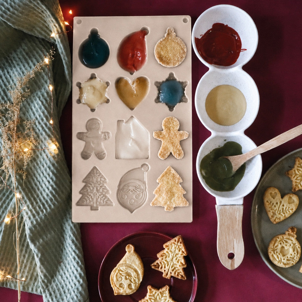 Scrap Cooking silicone koekjesvorm kerstmis