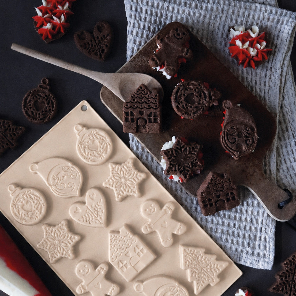 Scrap Cooking silicone koekjesvorm kerstmis