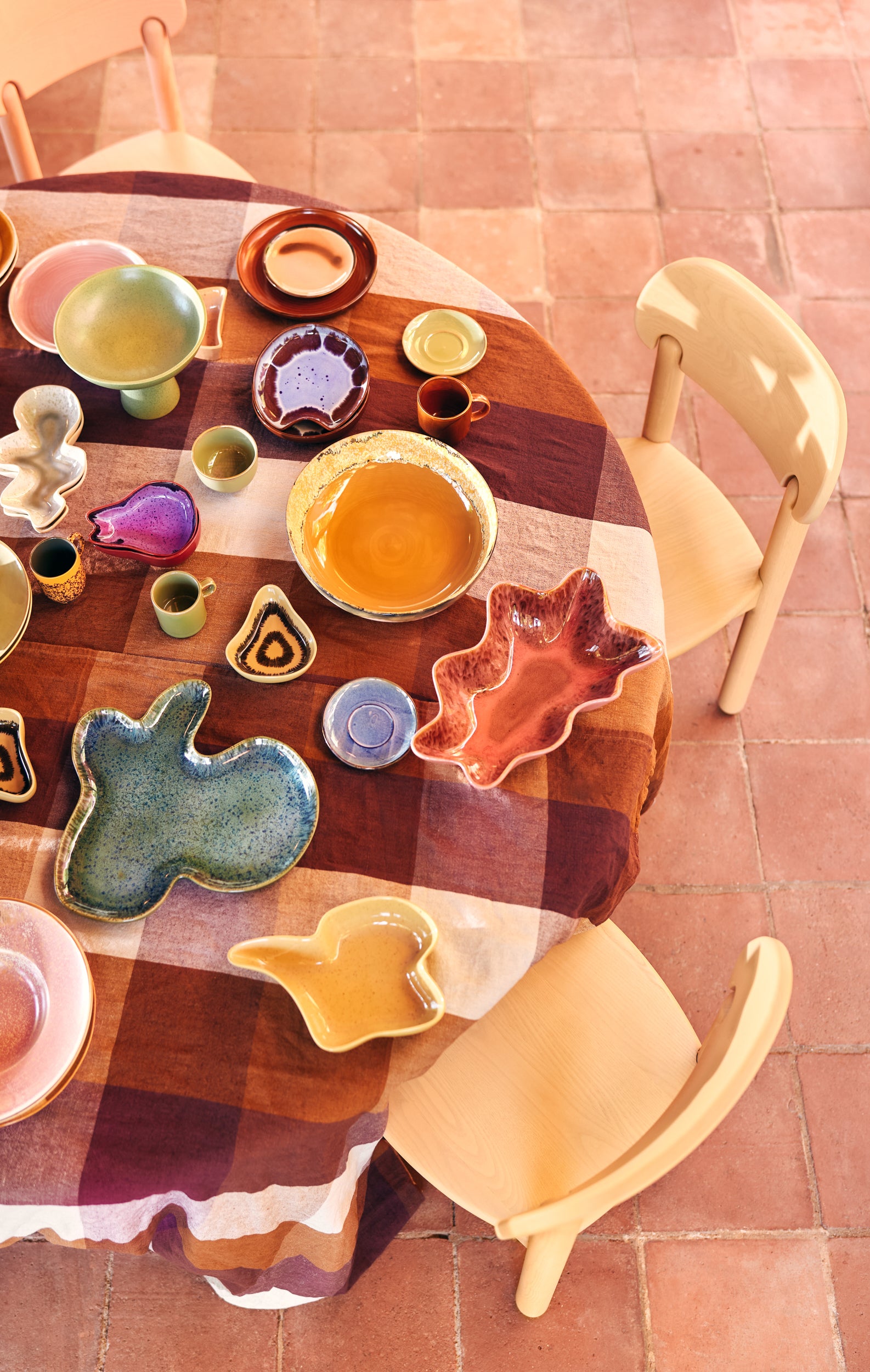 HK Living Shell Ceramics plates & bowls - diverse varianten - Oosterlinck