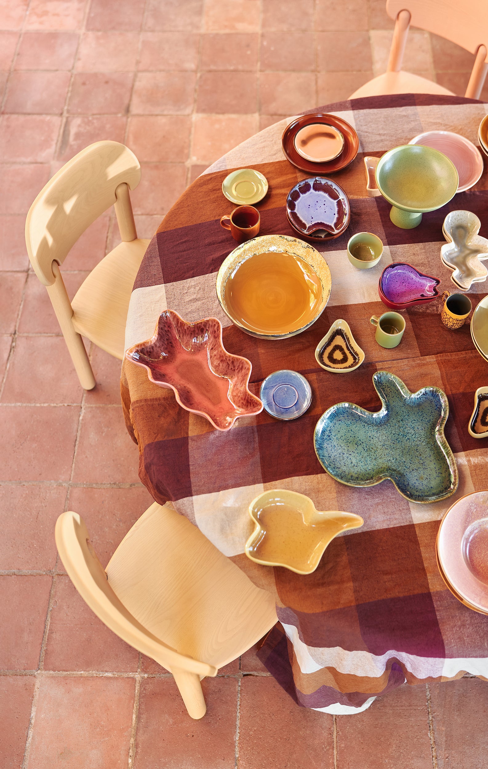 HK Living Shell Ceramics plates & bowls - diverse varianten - Oosterlinck