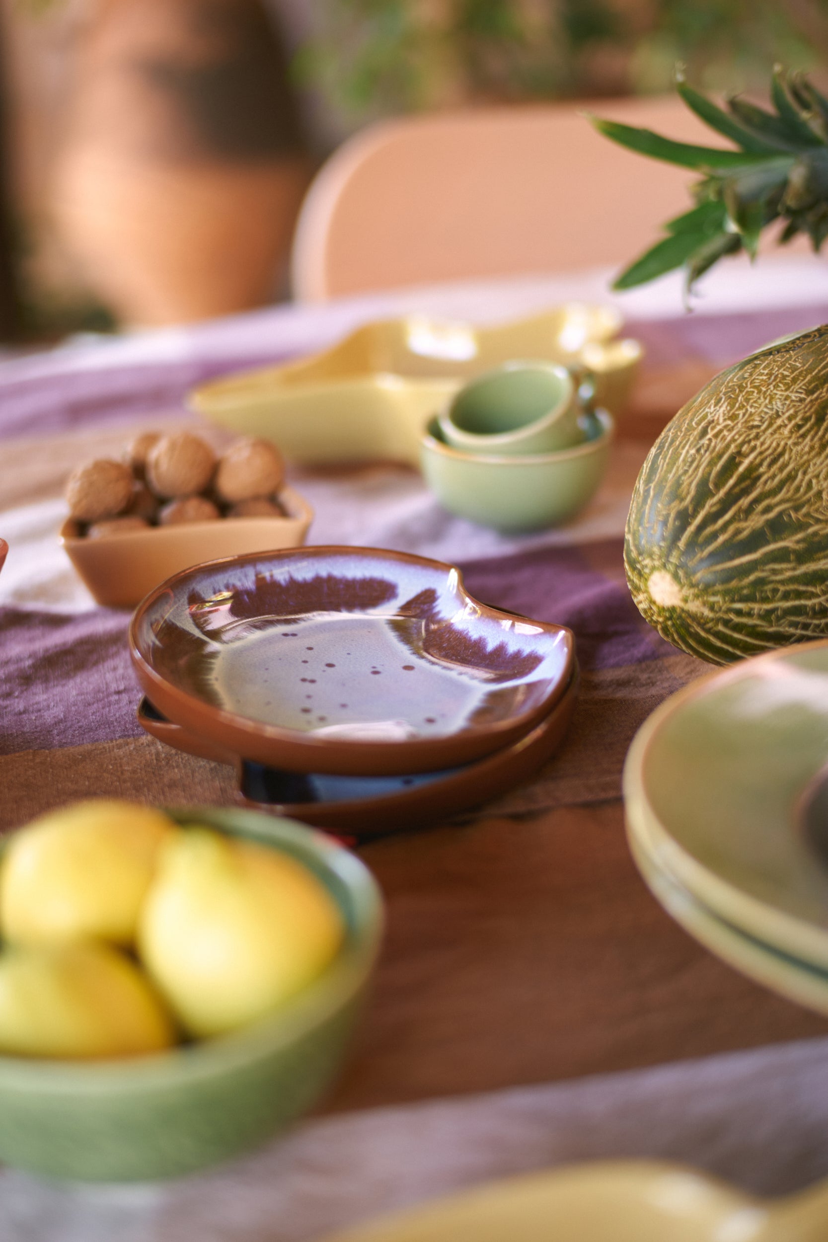 HK Living Shell Ceramics plates & bowls - diverse varianten - Oosterlinck