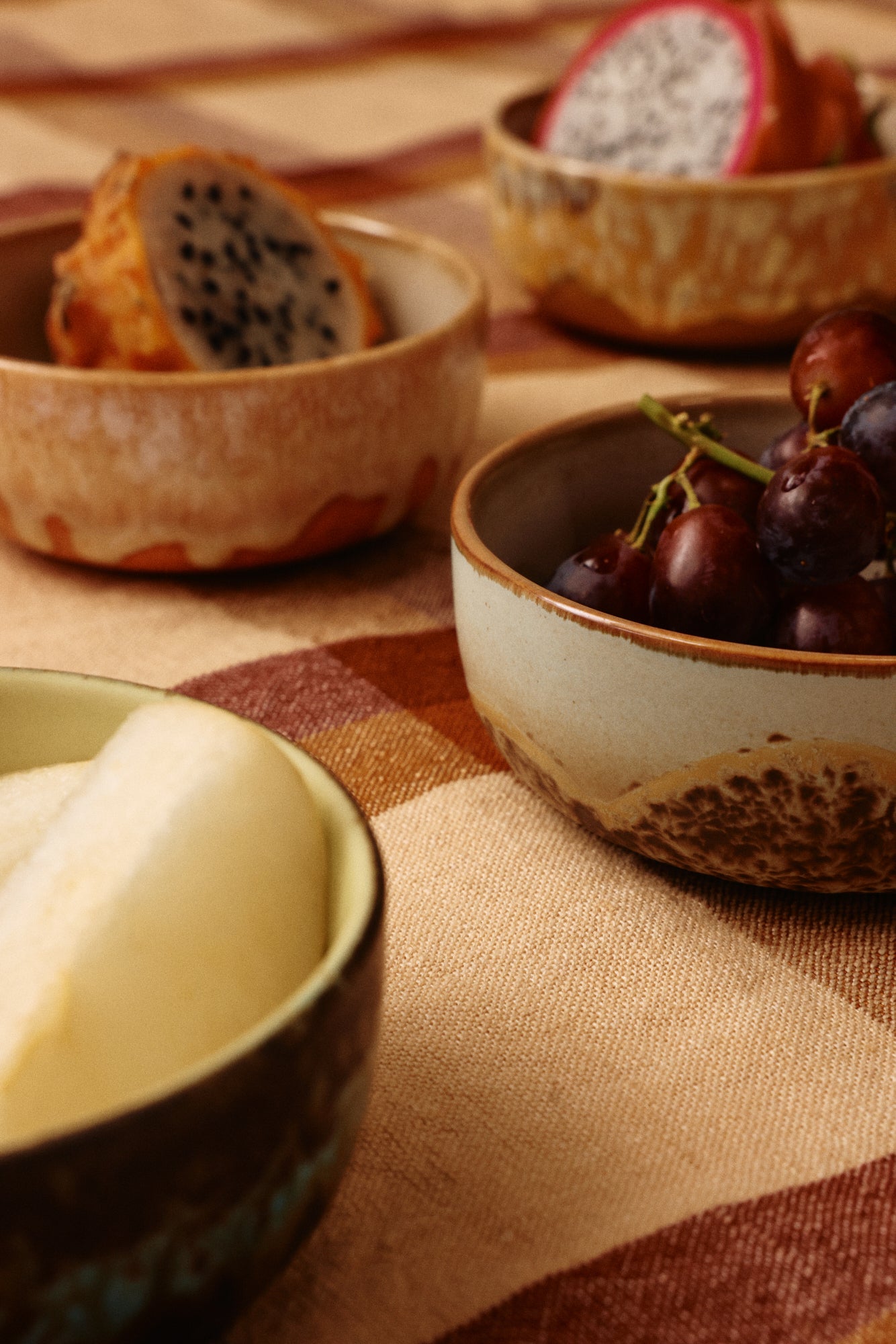 HK Living 70s ceramics: Tapas bowls Drift / set van 4 - Oosterlinck Home