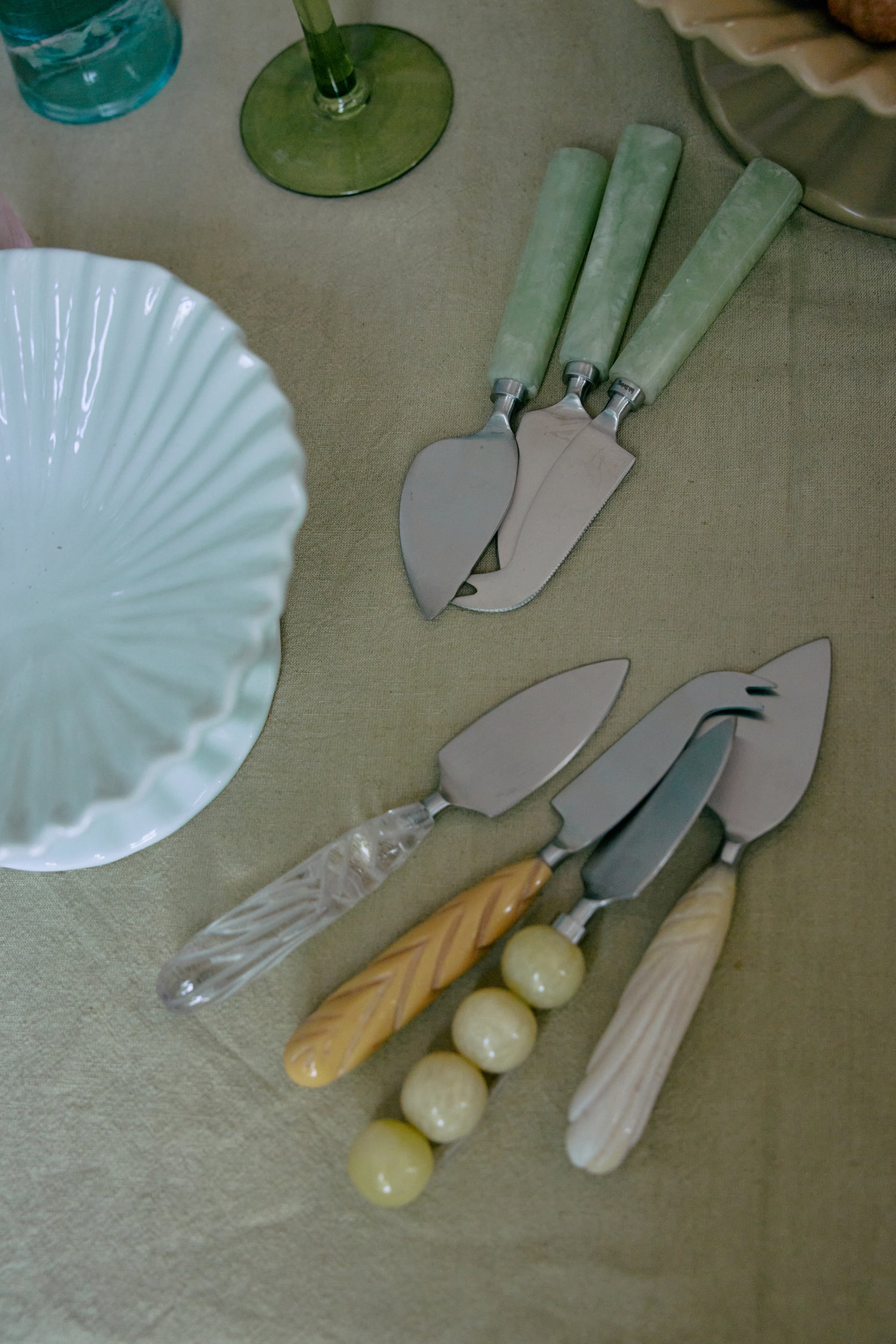 HK Living Cheese knife set