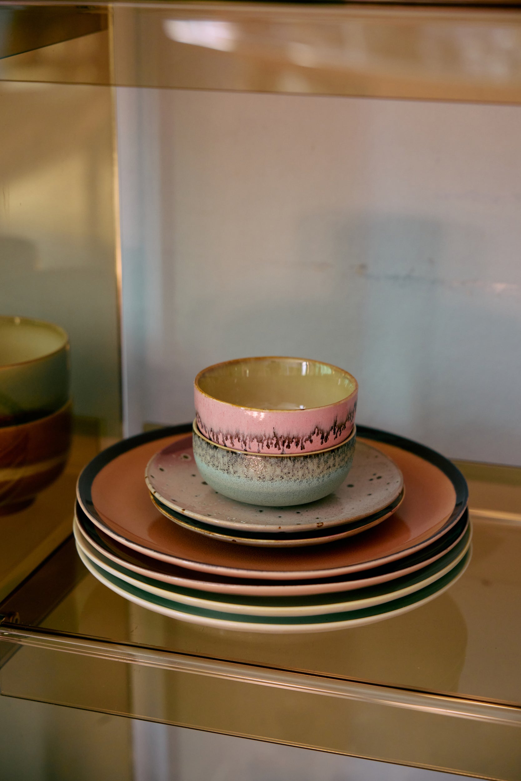 HK Living 70s Ceramics: Tapas bowls Renaissance / set van 4 - Oosterlinck Home
