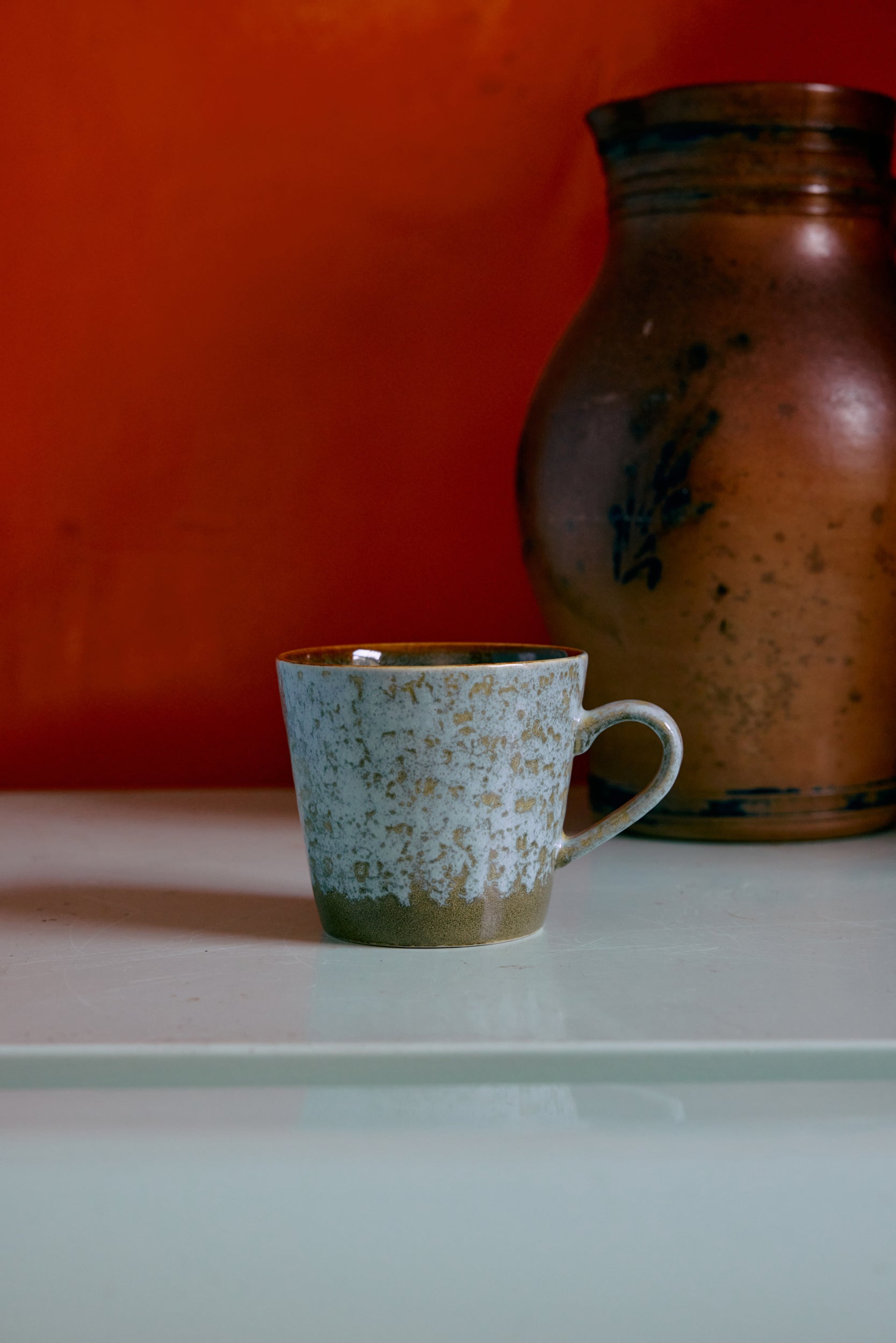 HK Living 70s ceramics cappuccino mug - Oosterlinck Home
