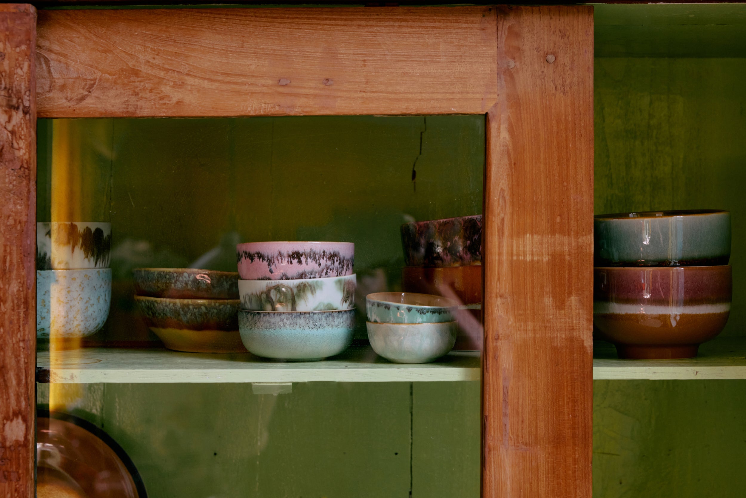 HK Living 70s Ceramics: Tapas bowls Renaissance / set van 4