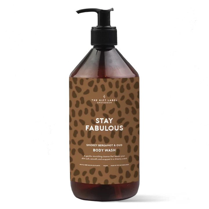 The Gift Label Handzeep Stay Fabulous bruin