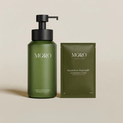 Moro Hand & Body Wash Starter Kit Lemongrass